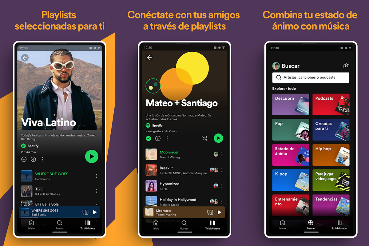 Aplicaciones para escuchar música online: Spotify