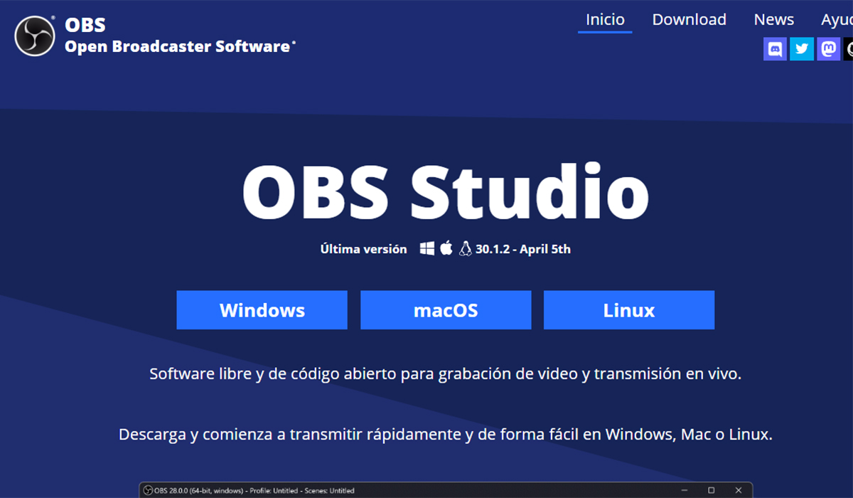 Programas gratis que todo gamer debe tener: OBS Studio